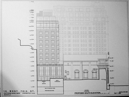 P7100072-Proposed South Elevation July 1 2003